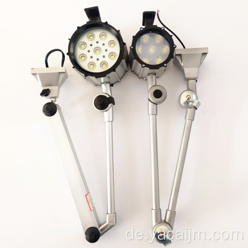 CE zertifizierte wasserdichte Swan Lamp LED -Werkzeugmaschine Arbeitslampe 12W24VDC